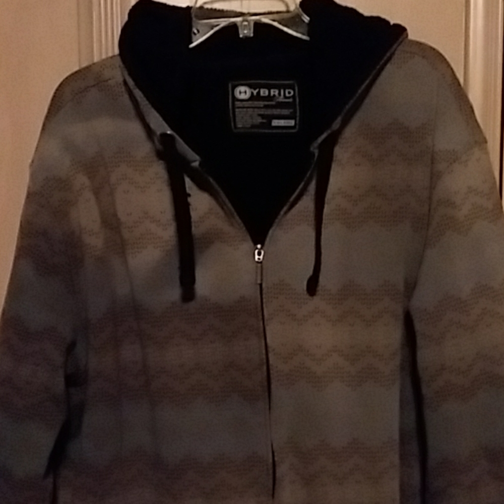 Hybrid fleece lined jacket